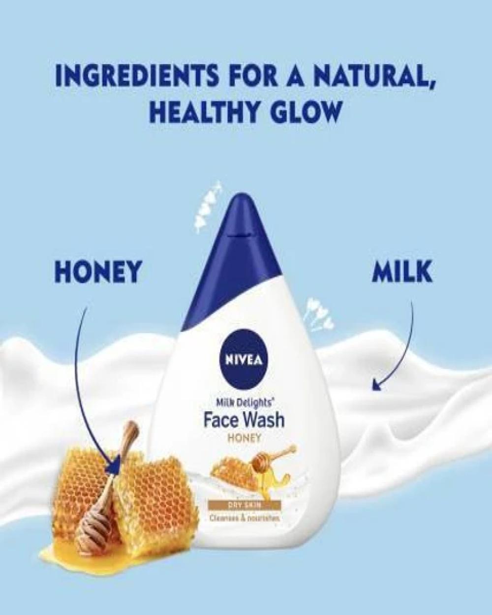 NIVEA Milk Delights Honey Face Wash