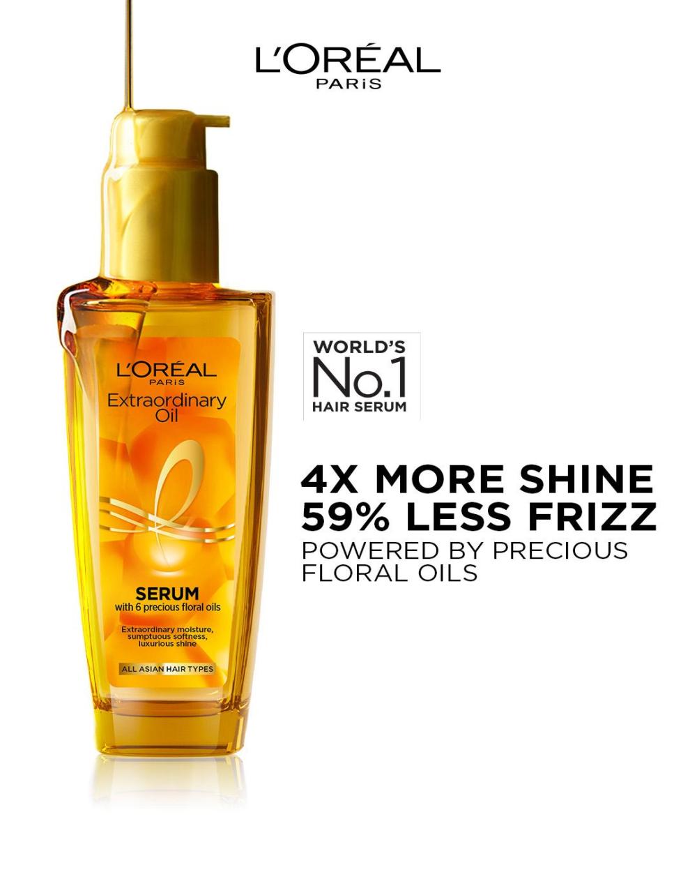 LOreal Paris Extraordinary Oil Anti-Frizz Serum with Heat Protection