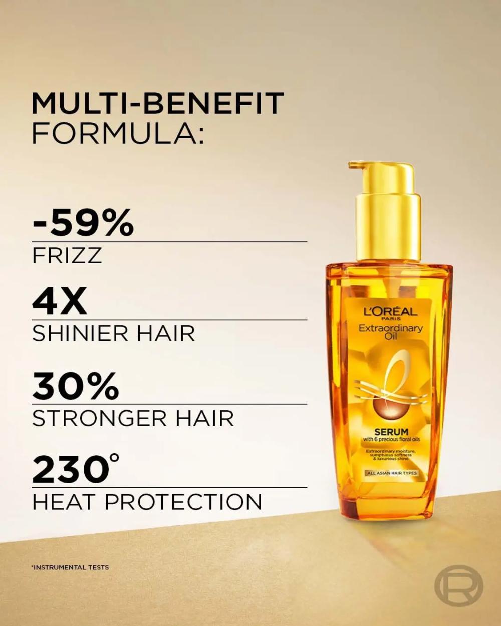 LOreal Paris Extraordinary Oil Anti-Frizz Serum with Heat Protection