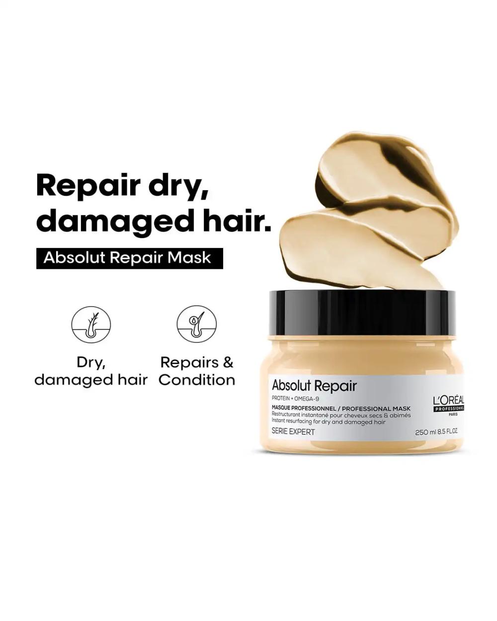 L'Oréal Professionnel Absolut Repair Mask for Dry &amp; Damaged Hair