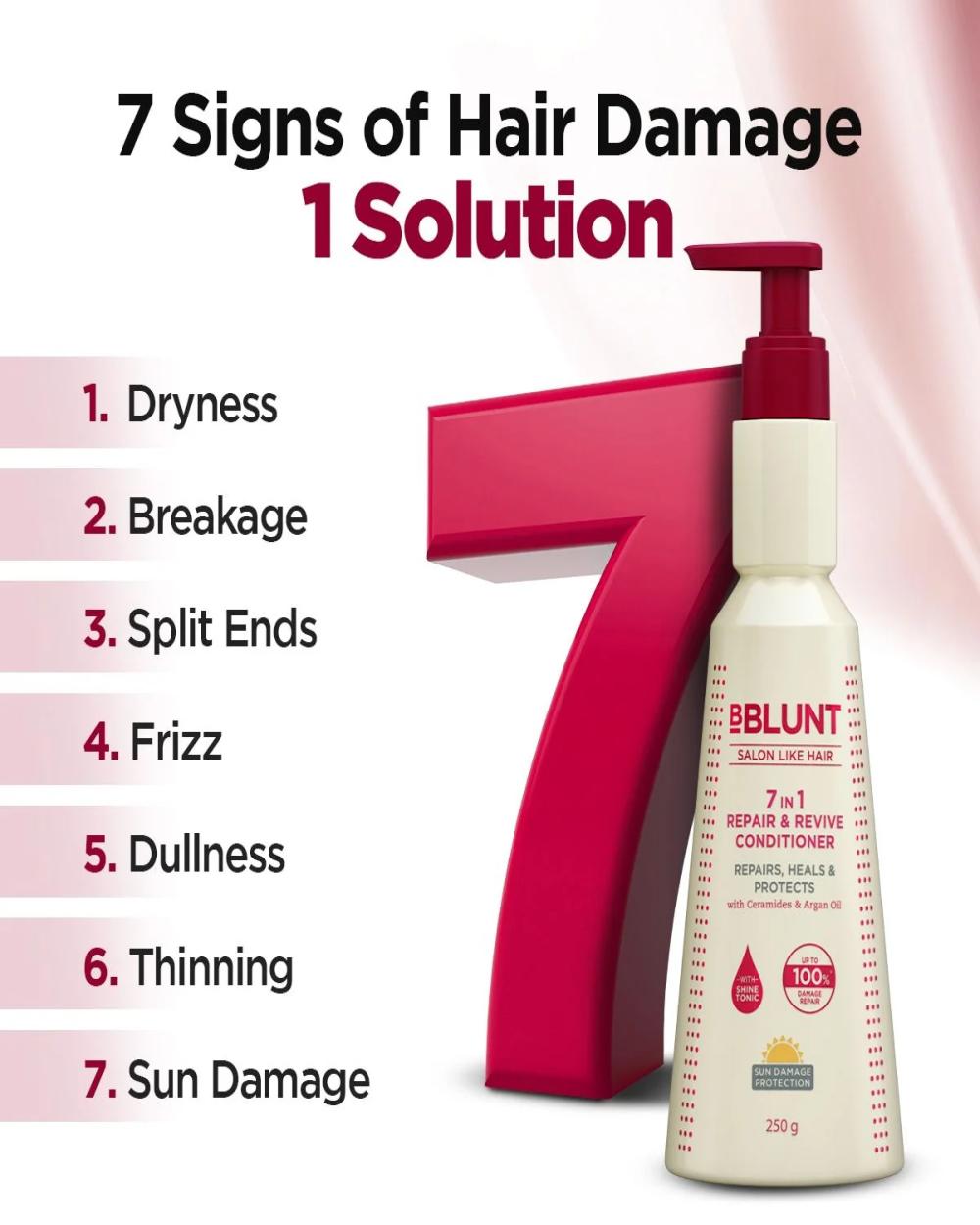 7 in 1 Repair &amp;amp; Revive Conditioner for Upto 100% Damage Repair